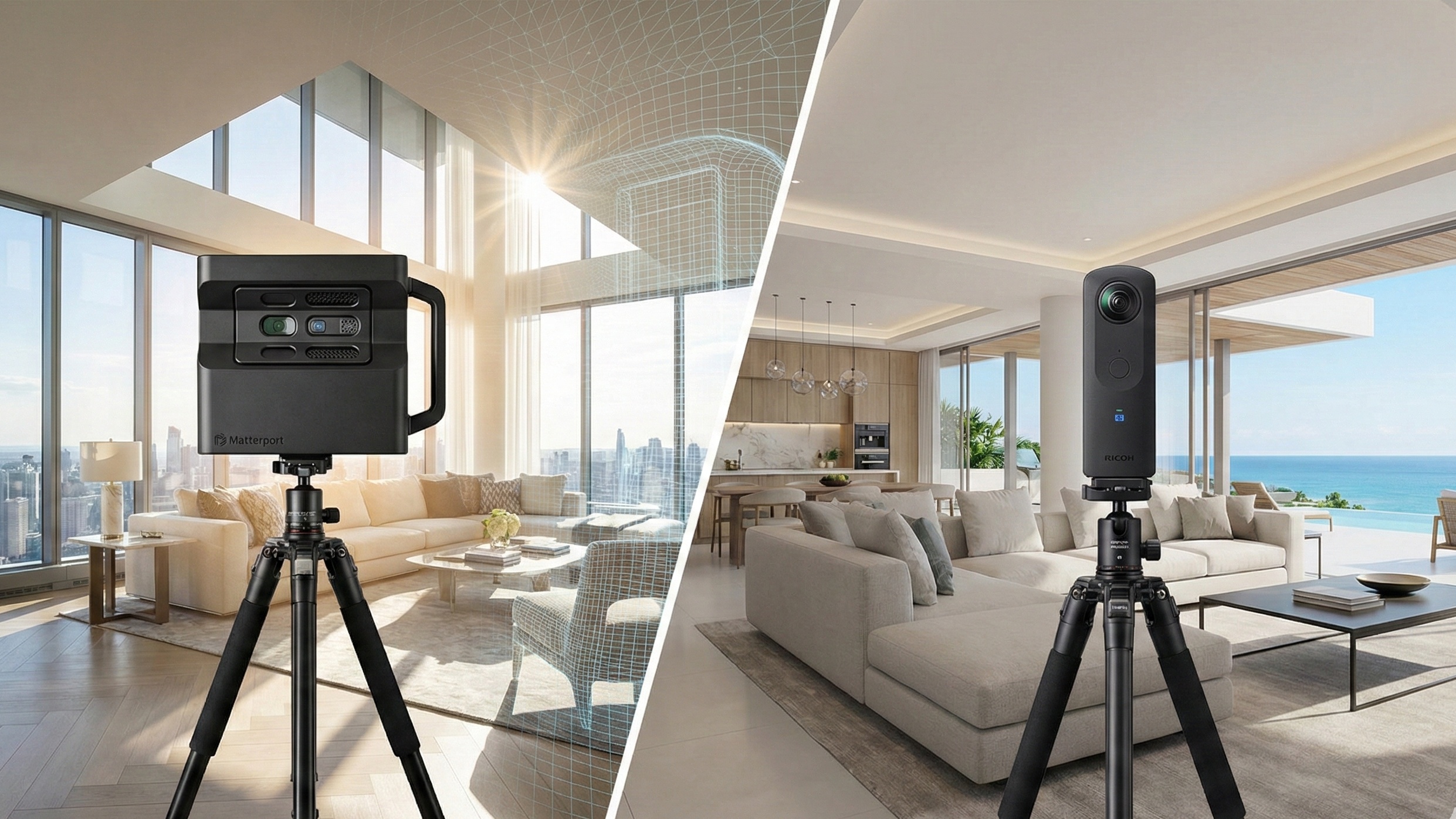 Matterport Pro3 vs. Ricoh Theta Z1: The $20,000 Question